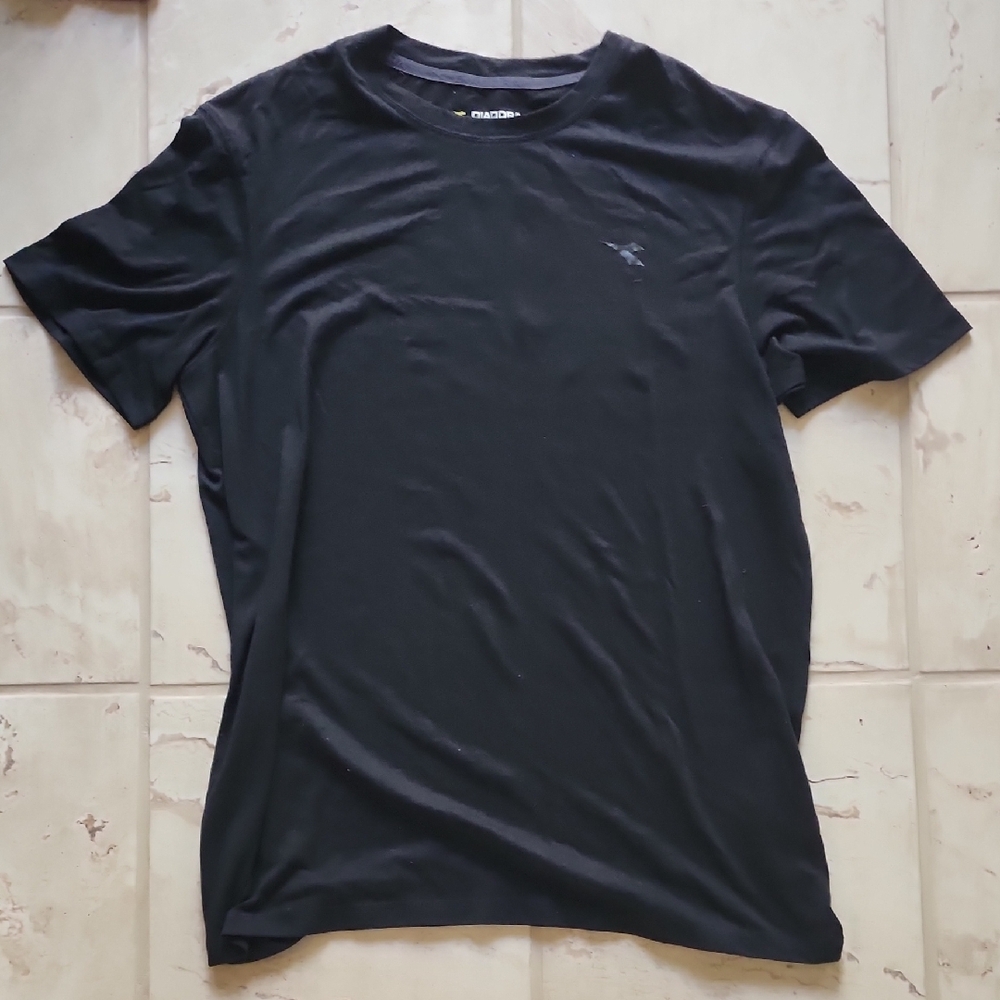 Men's Diadora Black T-Shirt